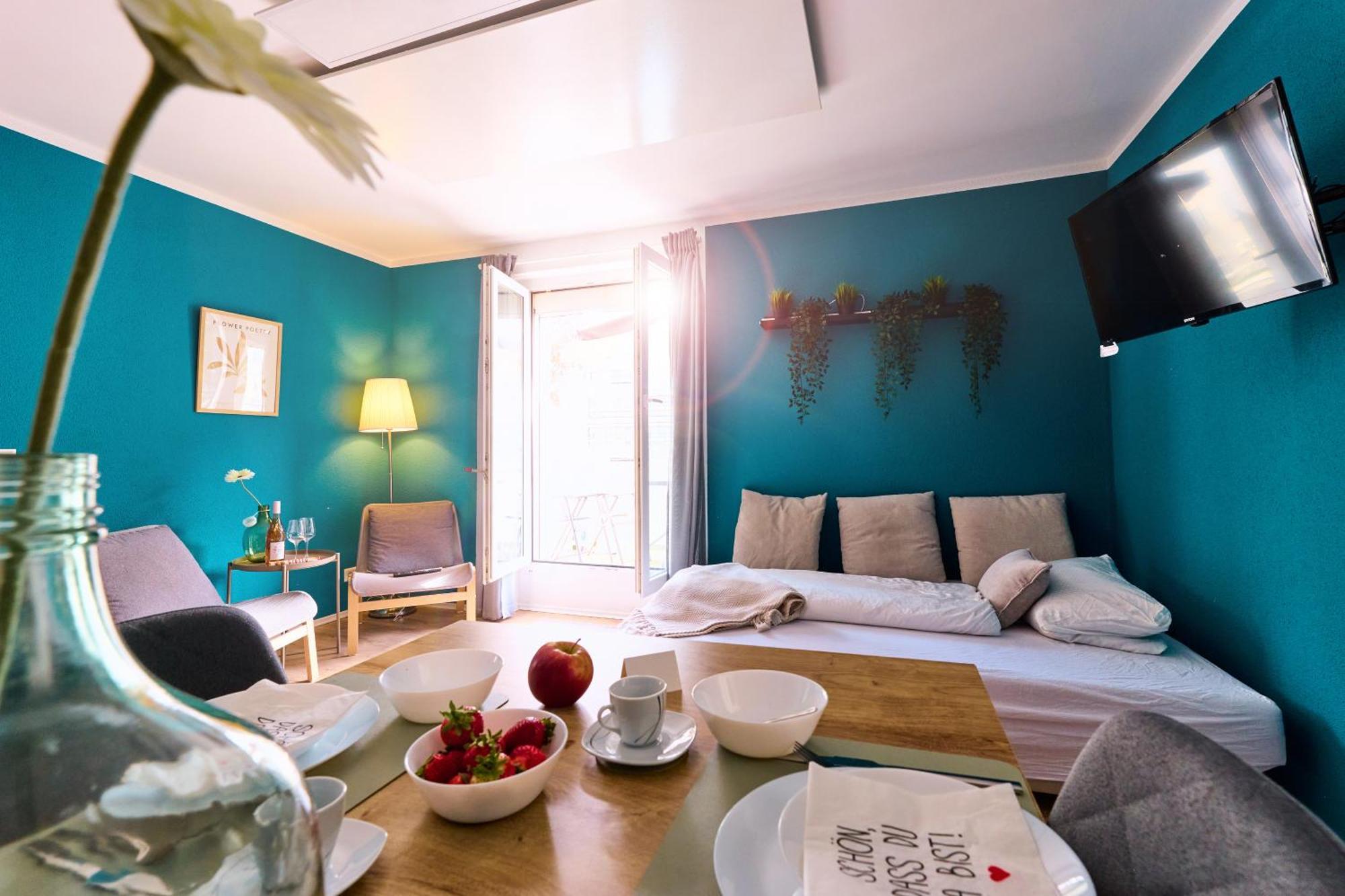 Dreams, 3 Schlafzimmer, Parkplatz, Stadtzentrum Neu-Ulm Buitenkant foto