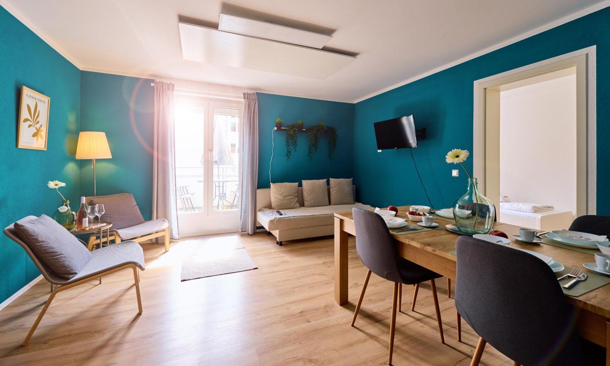 Dreams, 3 Schlafzimmer, Parkplatz, Stadtzentrum Neu-Ulm Buitenkant foto